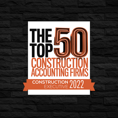 Sax LLP Ranked #24 on Construction Executive’s List of The Top 50 Construction Accounting Firms
